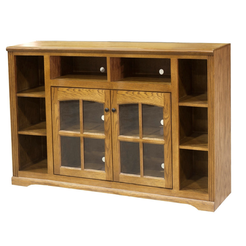 Rafeef Unfinished TV Stand for TVs up to 75", Unfinished