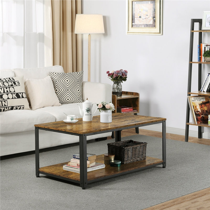 Frame Coffee Table with Storage