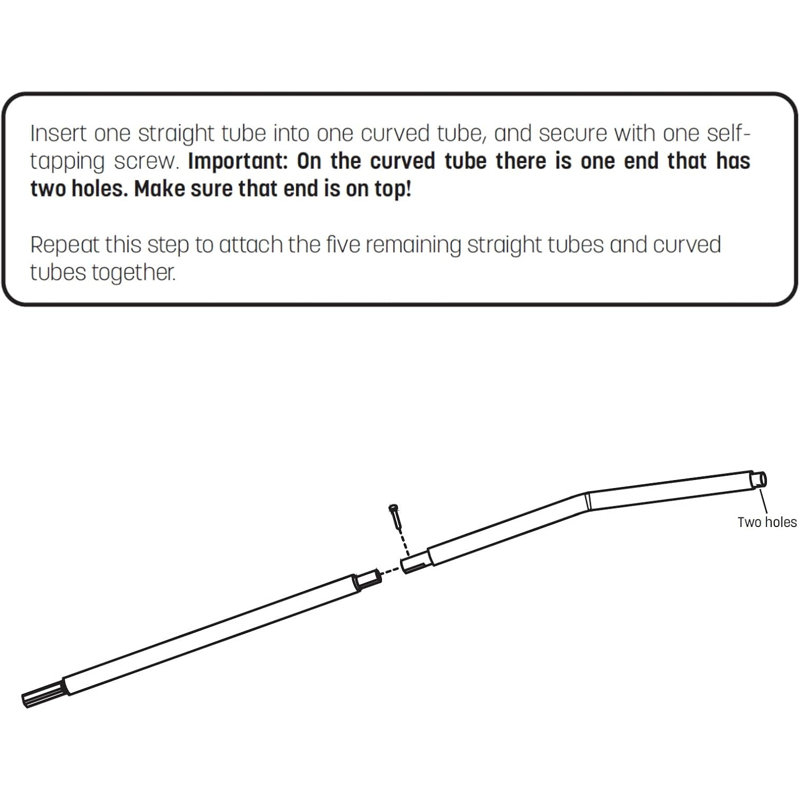 Skywalker Trampolines Single Enclosure Pole Set Galvanized (1 Set)