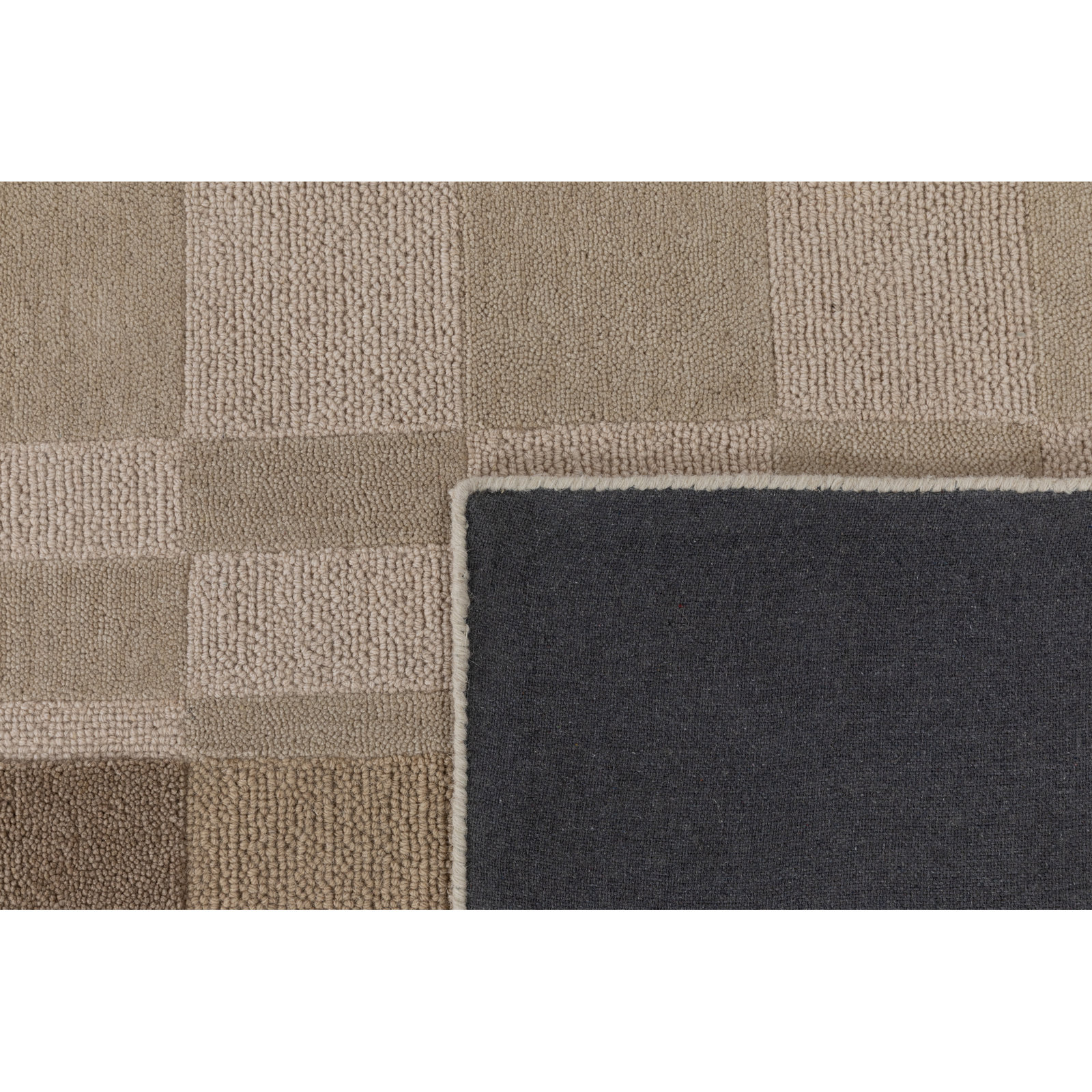 Hand-Tufted Wool Rug, Rectangle 8'9" x 11'9", Neutral