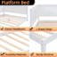 Lit plateforme Classic Mid-Century-376225531-376225530