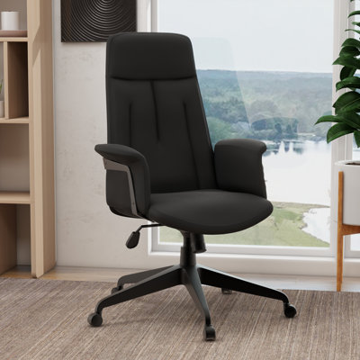 Fauteuil de bureau en cuir Philander