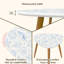 Ensemble de 2 tables basses gigognes Triangle Nesting Seashell Starfish