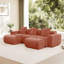108.66'' Velvet Sofa