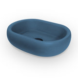Newterra Handmade Oval Vessel Bathroom Sink
