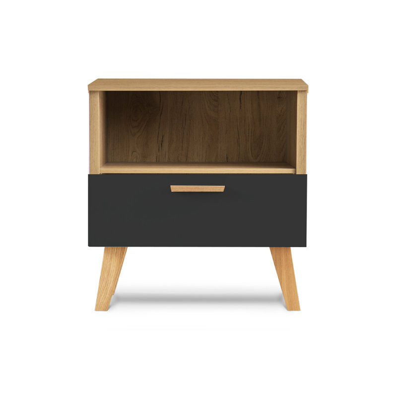 Britinee 48 cm W Bedside Table