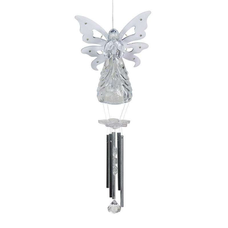 Grand carillon solaire ange, Blanc