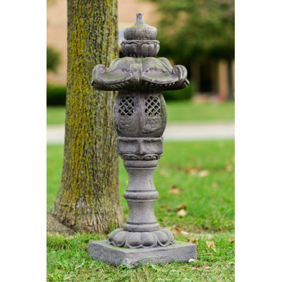 Fordingbridge 36In Grey Stone Lantern