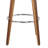 Shelly Counter Height Or Bar Height Swivel Upholstered Stool In Wood Finish - Set -662192892-662192867-662192871