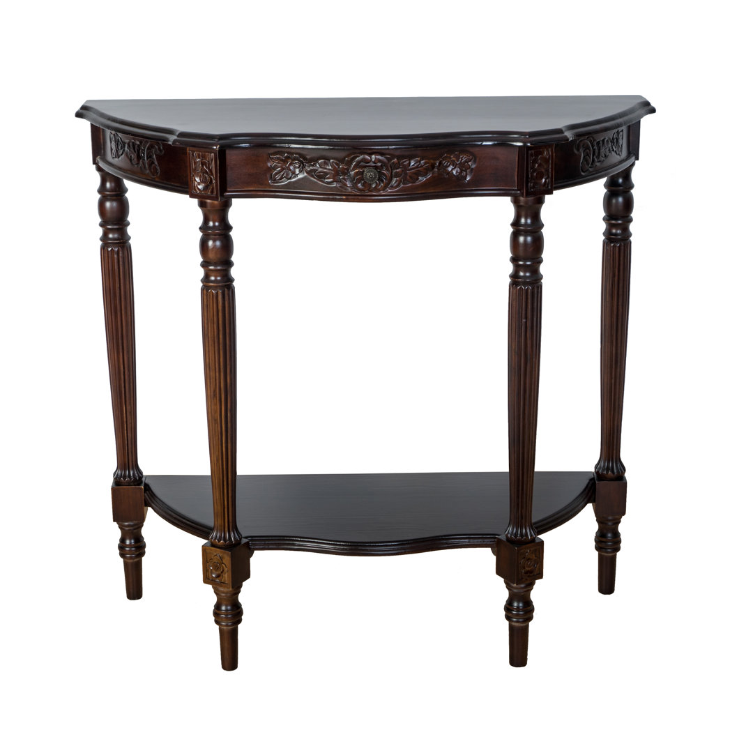 Ellema 34'' Solid Wood Console Table Astoria Grand