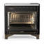 Majestic III Series 36 Inch Induction Range with 6 Induction Elements in Matte Graphite (Chrome Trim)-618479958-618479957