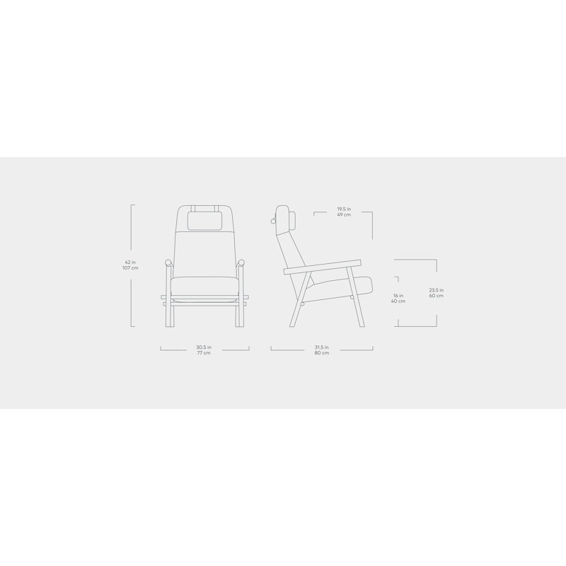 Labrador Chair, Auckland Bluff 100% Polyester