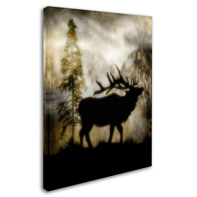 " Mystic Elk " by LightBoxJournal, 47" H x 35" W x 2" D