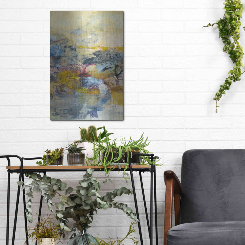 "Textured Triptych II" par Jodi Fuchs, H 16 po x l 12 po