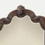 Miroir orné d'acajou