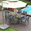 Ensemble de salle à manger de patio extérieur, 1 table et 6 chaises-1923586549-1923586544