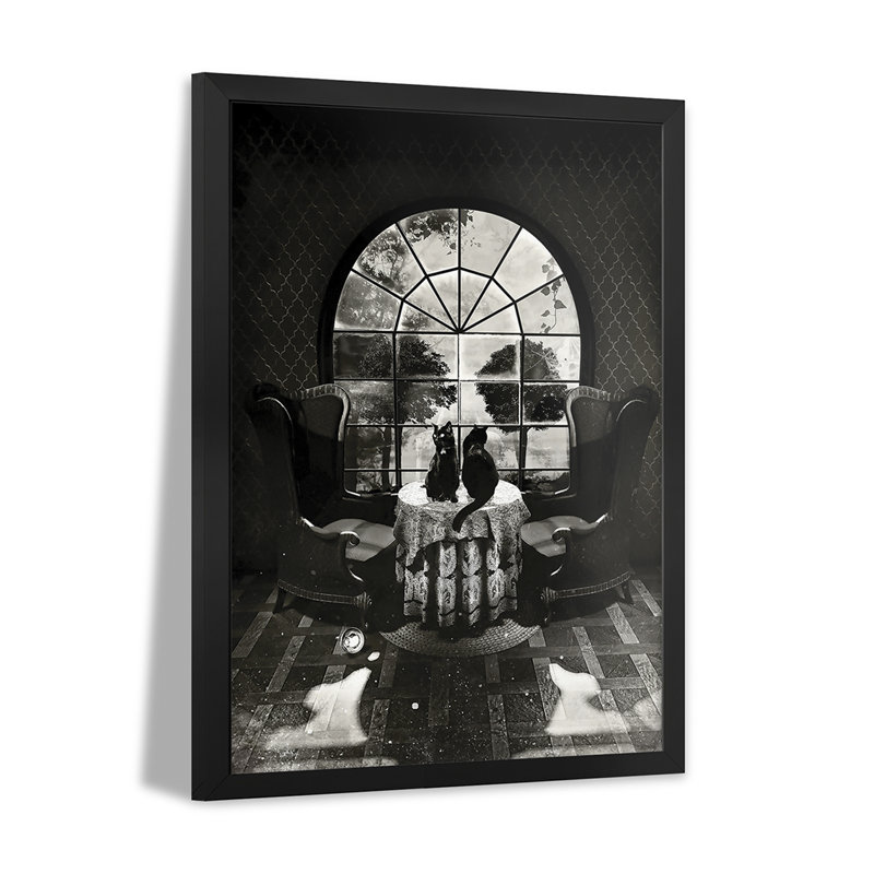 «Room Skull», affiche encadrée de qualité supérieure par Ali Gulec, H 24 po x l 16 po