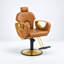 Fauteuil de barbier inclinable de luxe, fauteuil de salon hydraulique réglable en hauteur, fauteuil de coiffeur pour salon de coiffure - Brun-1168768145