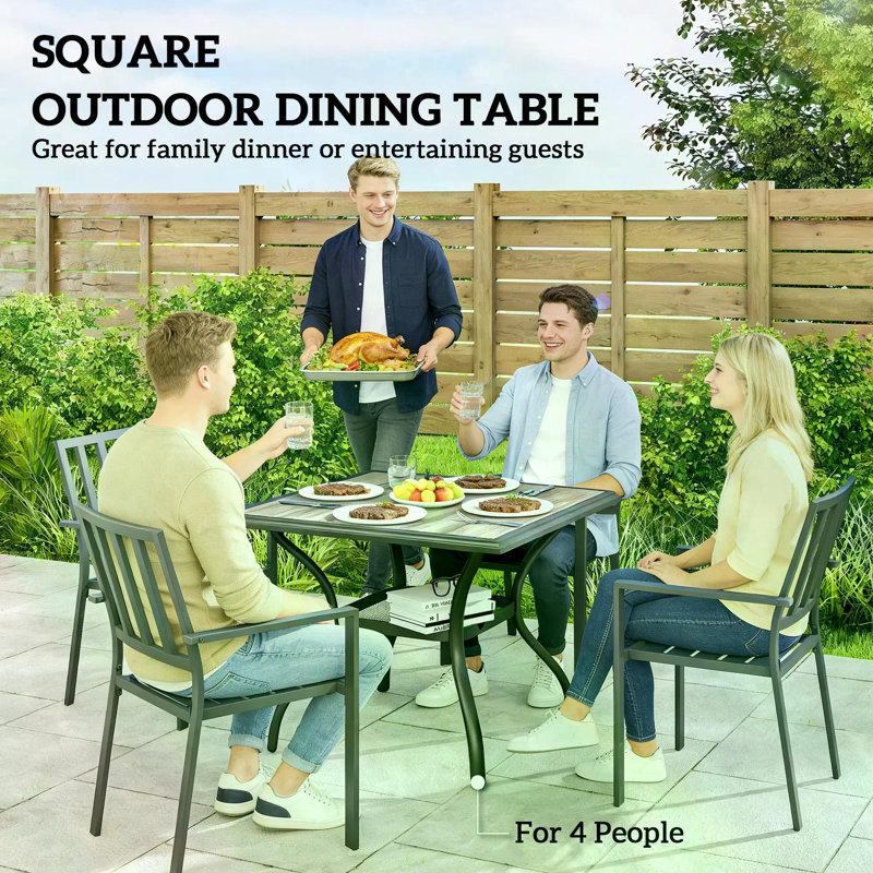 Table de salle à manger carrée