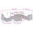  Garden Sofa Set Grey-351183778