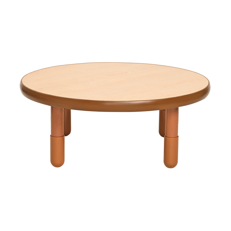 Table ronde BASELINE, Rouge pomme d'amour, H 14 po x L 36 po x l 36 po