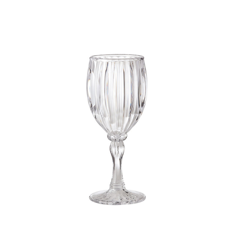 GET Verres à champagne en plastique robustes réutilisables, 8 onces, transparent (ensemble de 4)