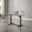 Adjustable Curved Metal Base Standing Desk-699150723