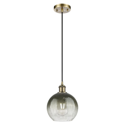Ballston - Brookhaven Globe - 1 Light 8" Cord Hung Mini Pendant