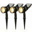 Satin Black Solar Powered Integrated LED Pathway Light