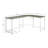 Bambina Gray & White Finish Computer Desk