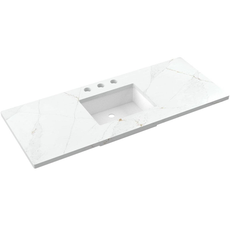 Alexandra Single Extra Wide Bath Vanity, French Olive, 54", Polished Chrome