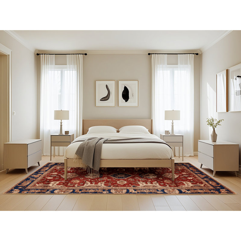 Tapis brun lavable à la machine, Rectangle de 5 pi x 8 pi