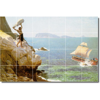 Carreau de céramique décorative 36 po x 24 po 6 po x 6 po