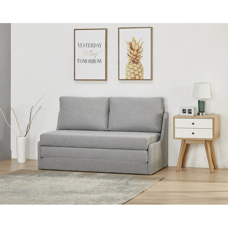 Bouziane 2 Seater Sleeper, Peppered Grey