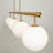 Aurelia 4 - Light Dimmable Kitchen Island Globe Chandelier-101590095-101590092