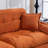 Geneveve 84" Chenille Upholstered Pillow-Top Arm Loveseat Sofa with Memory Foam Cushions and Pocketed Coil Springs-1829428587