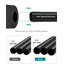 Organisateur de rangement pour garde-robe, garde-robe portative avec tringles de suspension, portemanteau, noir
