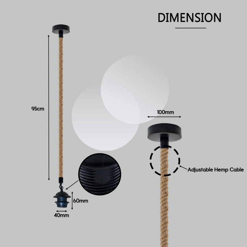 Getz 2 - Light Black Single Pendant, Yes