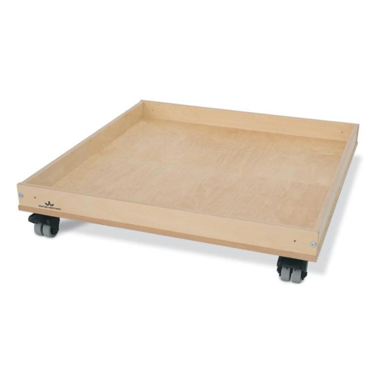 Petit chariot à petits cubes, H 6,25 po x l 30,5 po x P 31,5 po