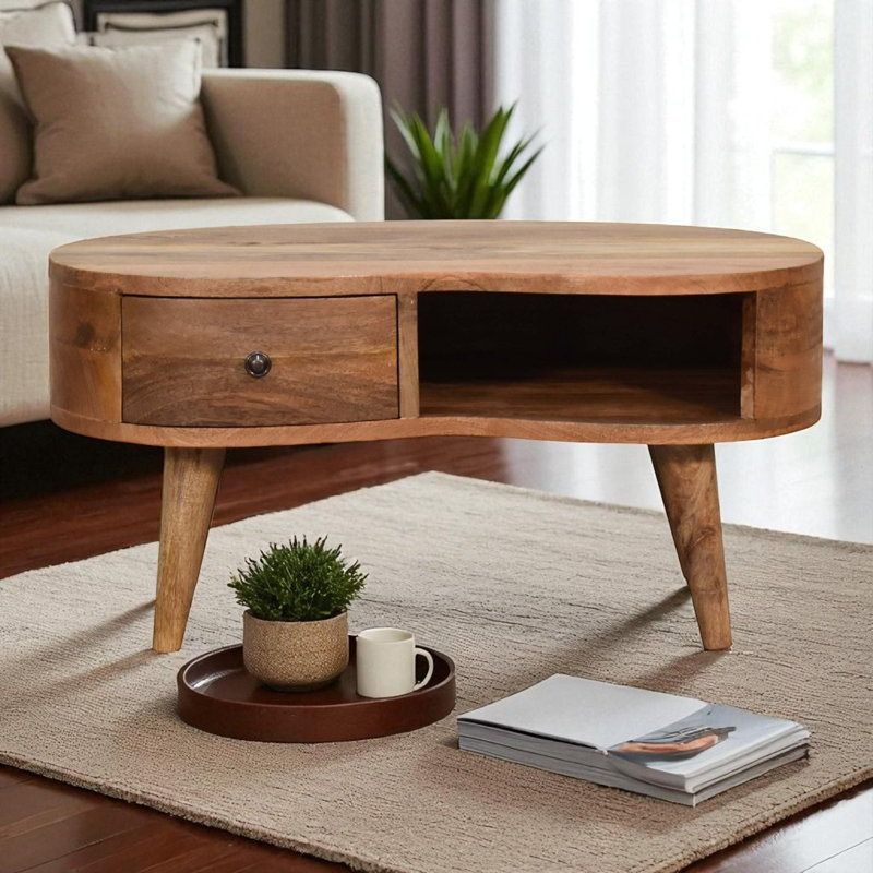 Table basse Artisan Furniture, Noyer, H 15,8 po x L 31,5 po x l 19,69 po