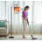 Arc Floor Lamp This abstract features fluid swirling blend orange gray colors Floor Lamps with Remote LED Lights Adjustable Lamp Shades Tall Standing Lamps for Reading Office Living Room