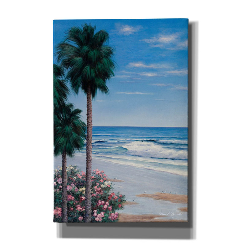 «Calm Tropics» par Diane Romanello, H 18 po x l 12 po x P 0,75 po