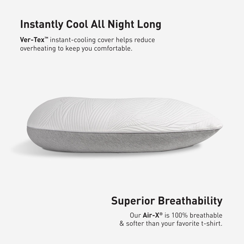 White Hypoallergenic Cooling Maternity Body Pillow with Washable Cover