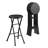 Upholstered Counter Stool with Steel Frame