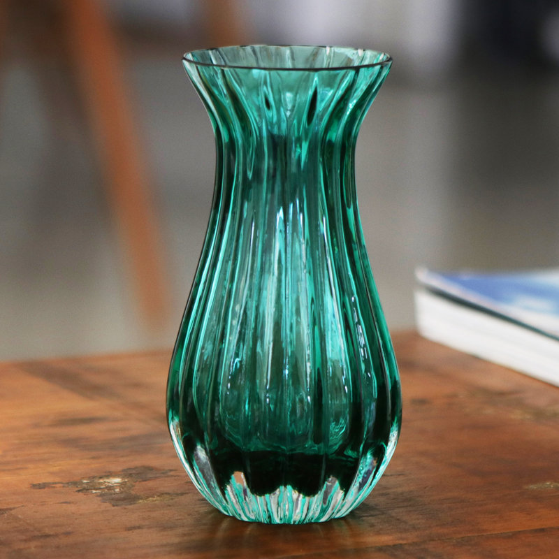 Vase en verre Crystalline