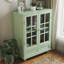 Buffet avec portes en verre doubles et tiroir-130066652