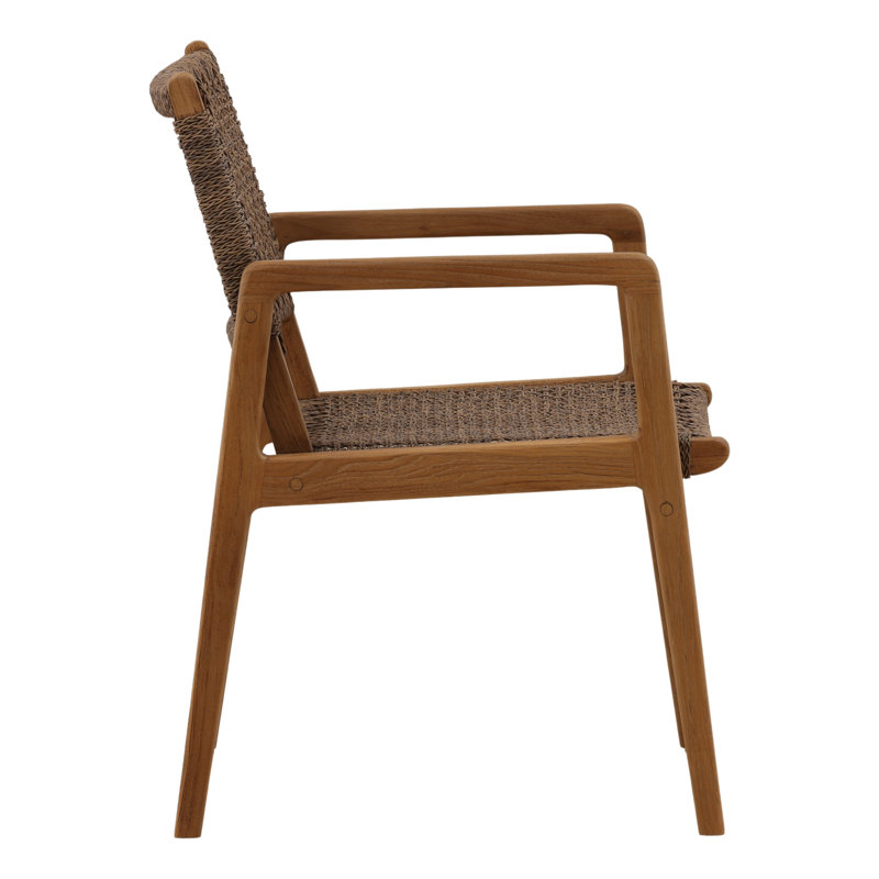 Camilla Outdoor Dining Chair Light Brown