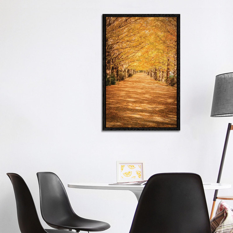Mount Fuji XVI 1 Piece Wall Art on Canvas, 101.6cm H x 66.04cm W x 3.81cm D, Black Framed