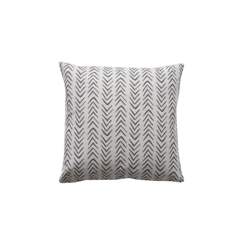 Marius Geometric Square Cushion Cover, Sand