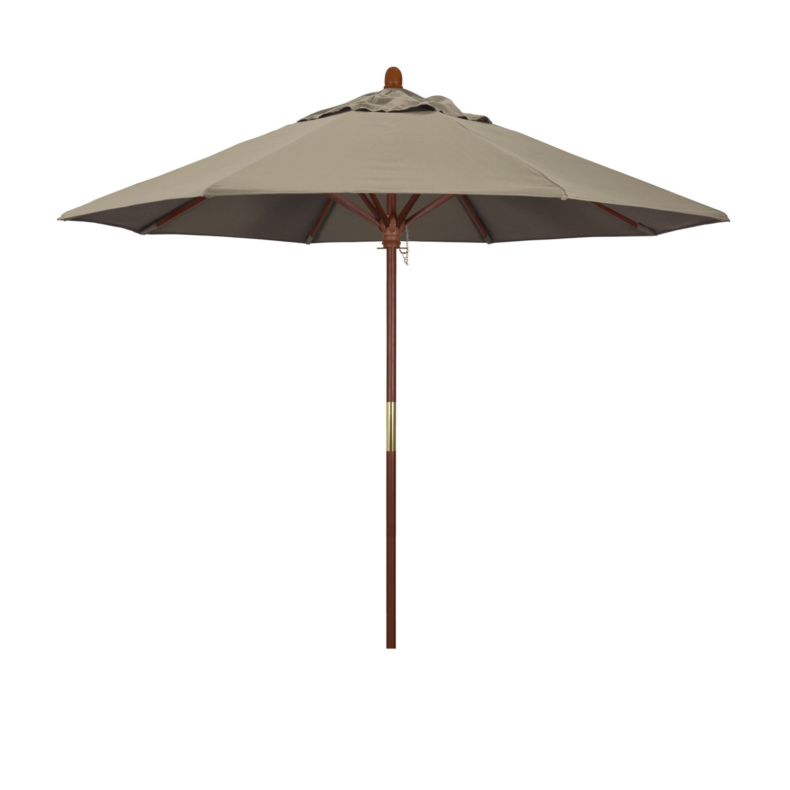 Manford 108'' Sunbrella® Outdoor Umbrella, Taupe